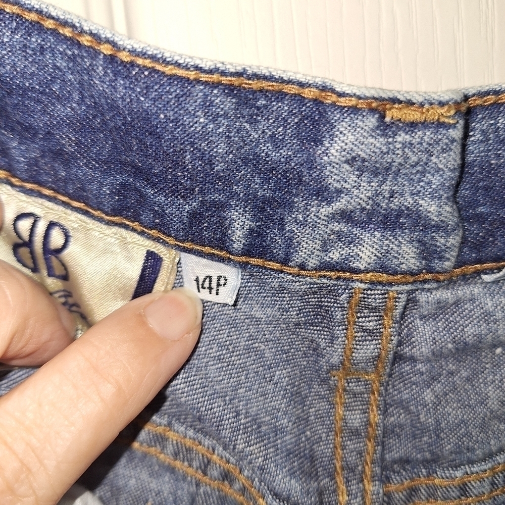 Bill Blass Vintage Acid Wash Denim Jeans 14 Petite - Picture 4 of 7